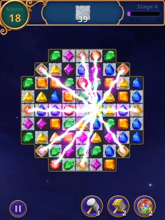 Изображение игры: Jewels Magic: Mystery Match3