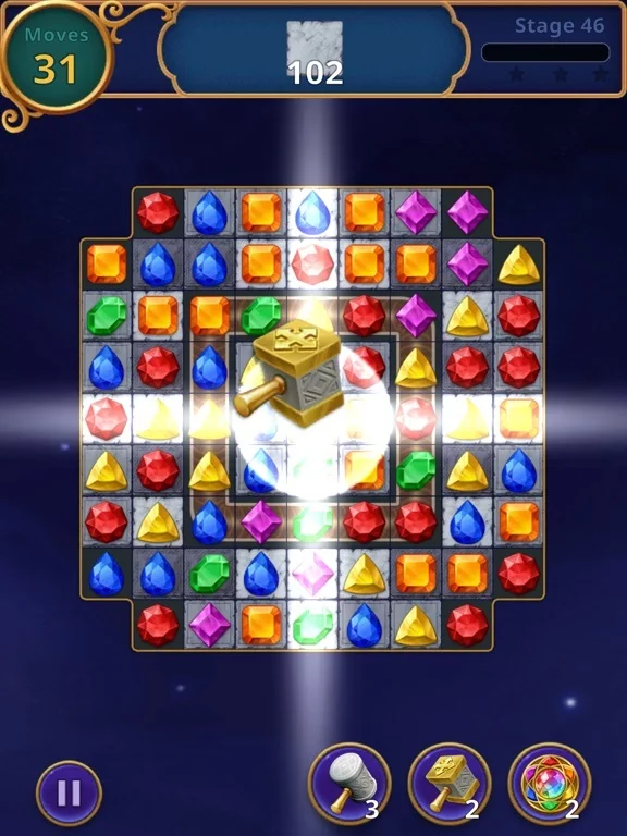 Изображение игры: Jewels Magic: Mystery Match3