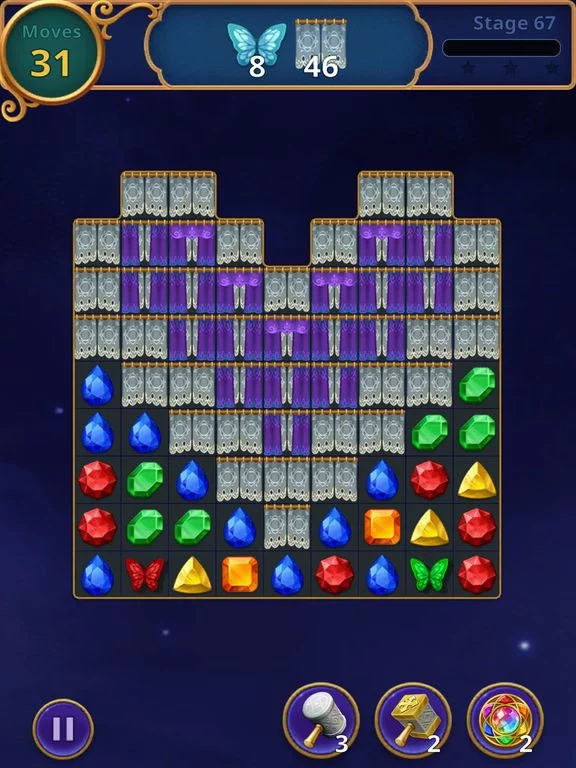 Изображение игры: Jewels Magic: Mystery Match3