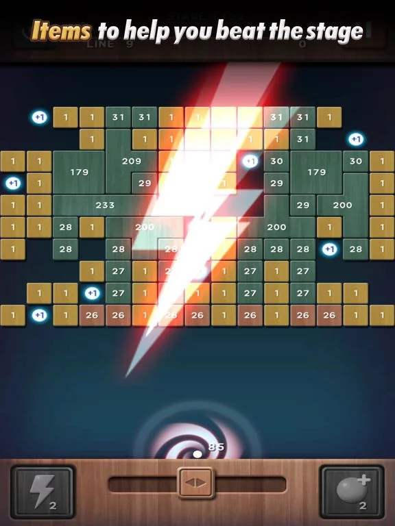 Изображение игры: Swipe Brick Breaker: The Blast