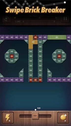 Изображение игры: Swipe Brick Breaker: The Blast