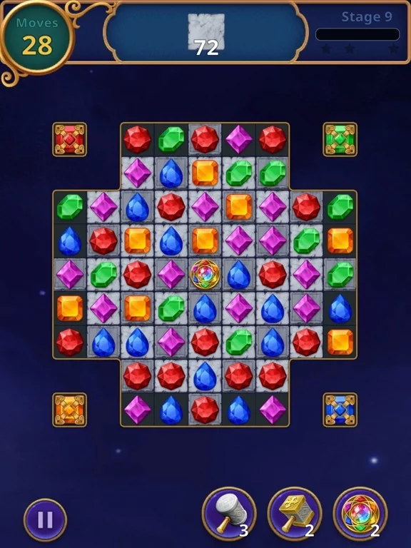Изображение игры: Jewels Magic: Mystery Match3