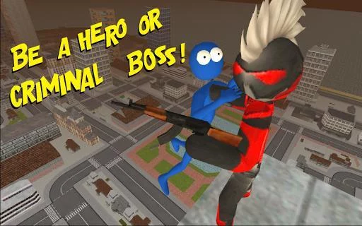 Изображение игры: Stickman Rope Hero
