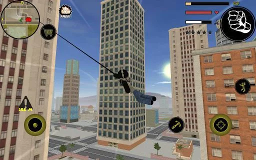 Изображение игры: Stickman Rope Hero