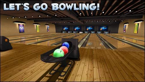 Изображение игры: Galaxy Bowling 3D Free