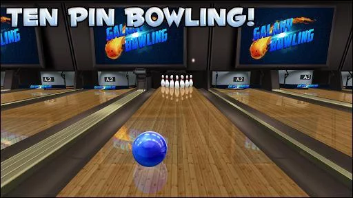 Изображение игры: Galaxy Bowling 3D Free