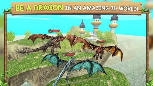 Изображение игры: Dragon Sim Online: Be A Dragon