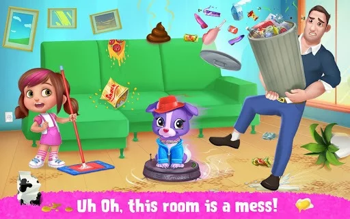 Изображение игры: Daddy's Little Helper - Messy Home Fun Adventure