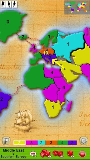Изображение игры: Conquest (super fast risk)