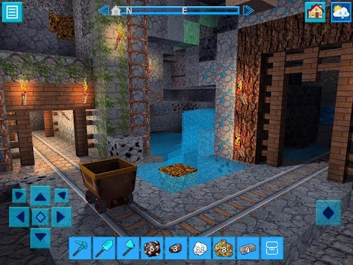 Изображение игры: JurassicCraft: Free Block Build & Survival Craft