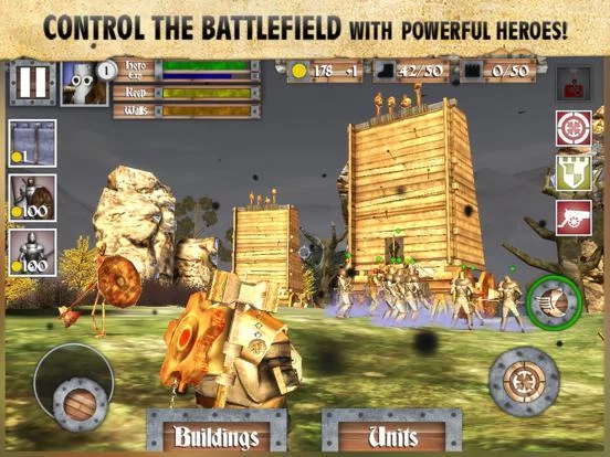 Изображение игры: Heroes and Castles