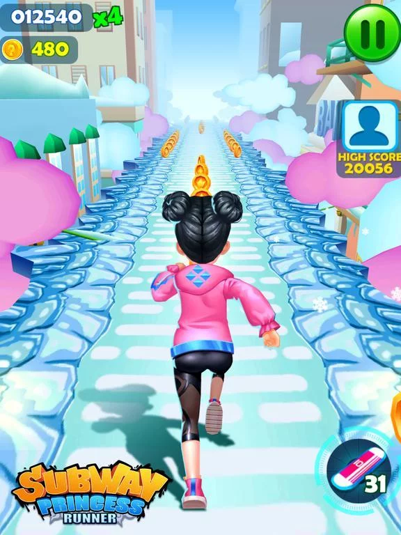 Изображение игры: Subway Princess Runner
