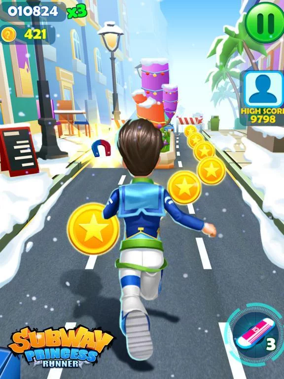 Изображение игры: Subway Princess Runner