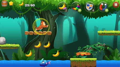 Изображение игры: Jungle Monkey Run
