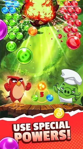 Изображение игры: Angry Birds POP 2: Bubble Shooter