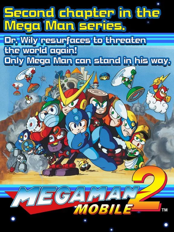 Изображение игры: MEGA MAN 2 MOBILE