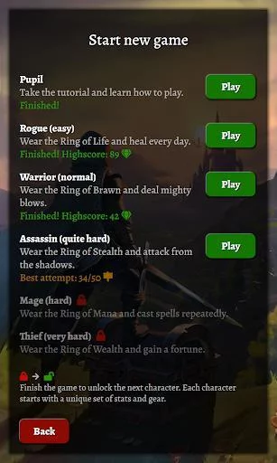 Изображение игры: Path of Adventure - Text-based roguelike