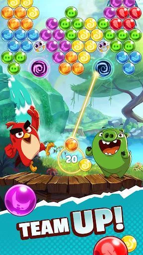 Изображение игры: Angry Birds POP 2: Bubble Shooter