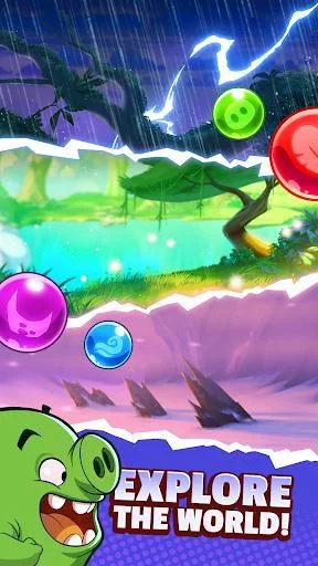 Изображение игры: Angry Birds POP 2: Bubble Shooter