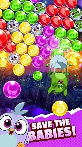 Изображение игры: Angry Birds POP 2: Bubble Shooter