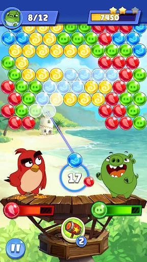 Изображение игры: Angry Birds POP 2: Bubble Shooter