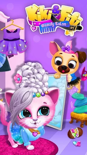 Изображение игры: Kiki & Fifi Pet Beauty Salon - Haircut & Makeup
