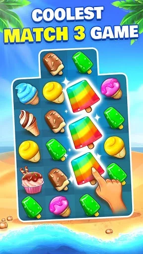 Изображение игры: Ice Cream Paradise - Match 3 Puzzle Adventure