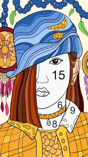 Изображение игры: Color by number - color by number for adults