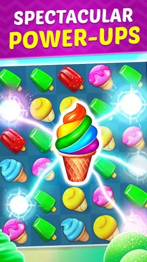 Изображение игры: Ice Cream Paradise - Match 3 Puzzle Adventure