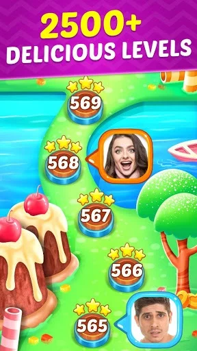 Изображение игры: Ice Cream Paradise - Match 3 Puzzle Adventure