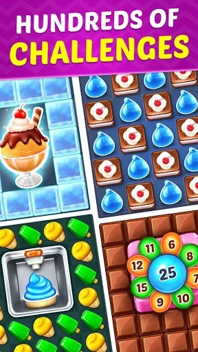 Изображение игры: Ice Cream Paradise - Match 3 Puzzle Adventure