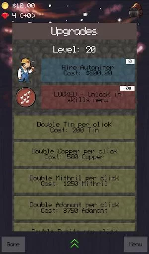 Изображение игры: Miner's Idle 3 - Incremental Mining Game