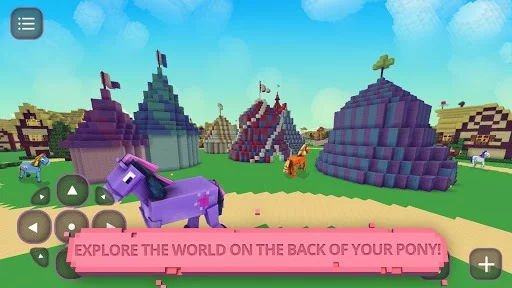 Изображение игры: Pony Girls Craft: Exploration
