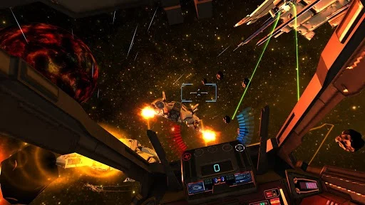 Изображение игры: Minos Starfighter VR