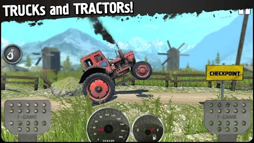 Изображение игры: Off-Road Travel: 4wd SUVs ride to hill