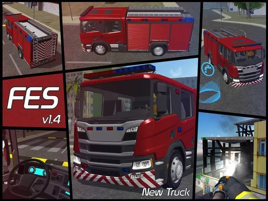 Изображение игры: Fire Engine Simulator
