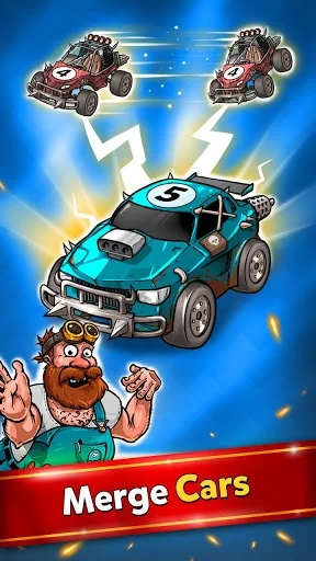 Изображение игры: Battle Car Tycoon: Idle Merge games