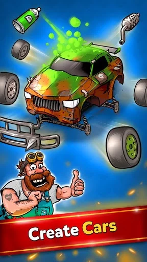 Изображение игры: Battle Car Tycoon: Idle Merge games