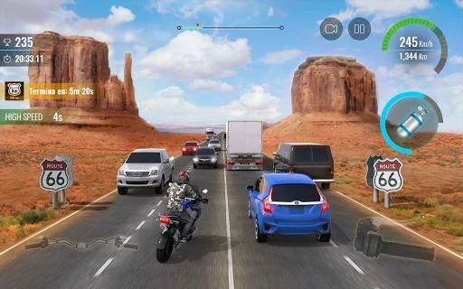 Изображение игры: Moto Traffic Race 2: Multiplayer
