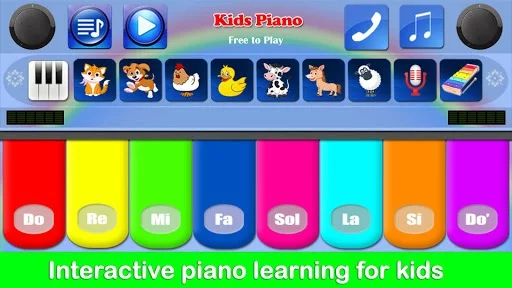 Изображение игры: Kids Piano Free