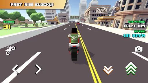 Изображение игры: Blocky Moto Racing 🏁