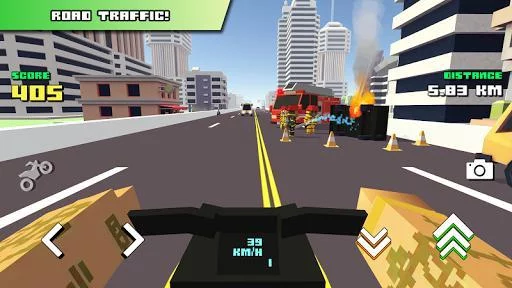 Изображение игры: Blocky Moto Racing 🏁