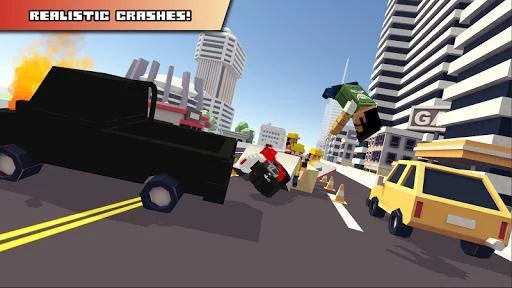 Изображение игры: Blocky Moto Racing 🏁