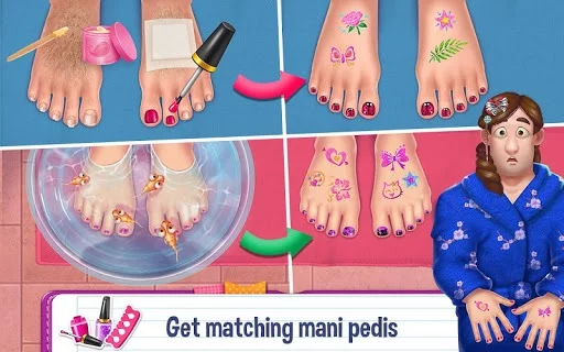 Изображение игры: Daddy's Messy Day - Help Daddy While Mommy's away
