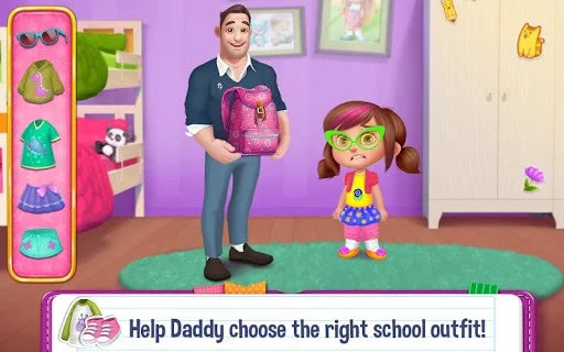 Изображение игры: Daddy's Messy Day - Help Daddy While Mommy's away
