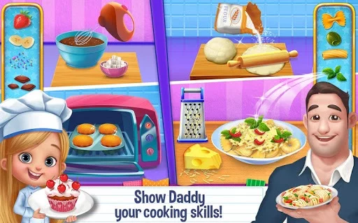 Изображение игры: Daddy's Messy Day - Help Daddy While Mommy's away