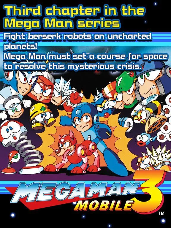 Изображение игры: MEGA MAN 3 MOBILE