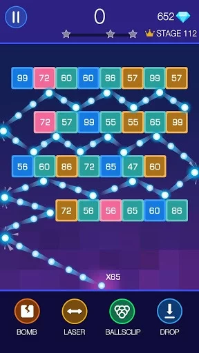 Изображение игры: Bricks Breaker - Glow Balls