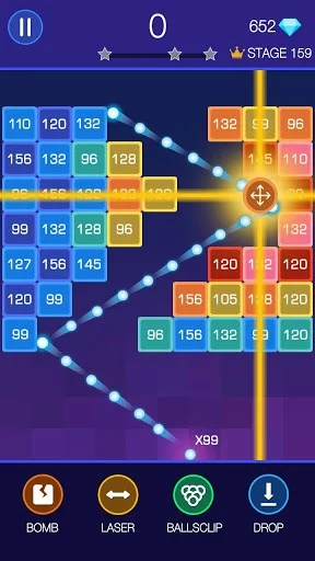 Изображение игры: Bricks Breaker - Glow Balls