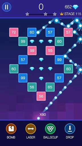 Изображение игры: Bricks Breaker - Glow Balls